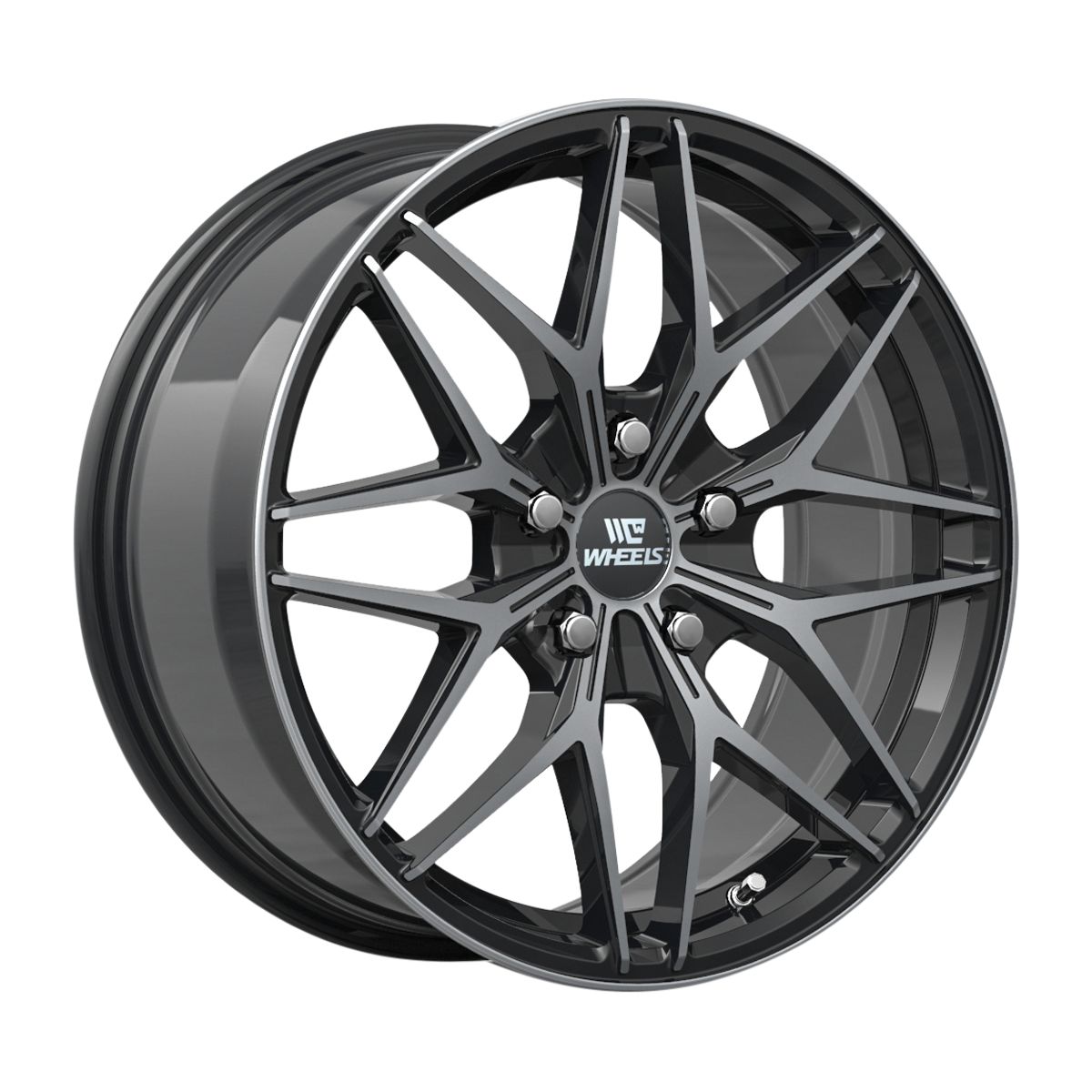 C-WHEELS - APOLLO - 16X7 - GLOSS BLACK MACHINED