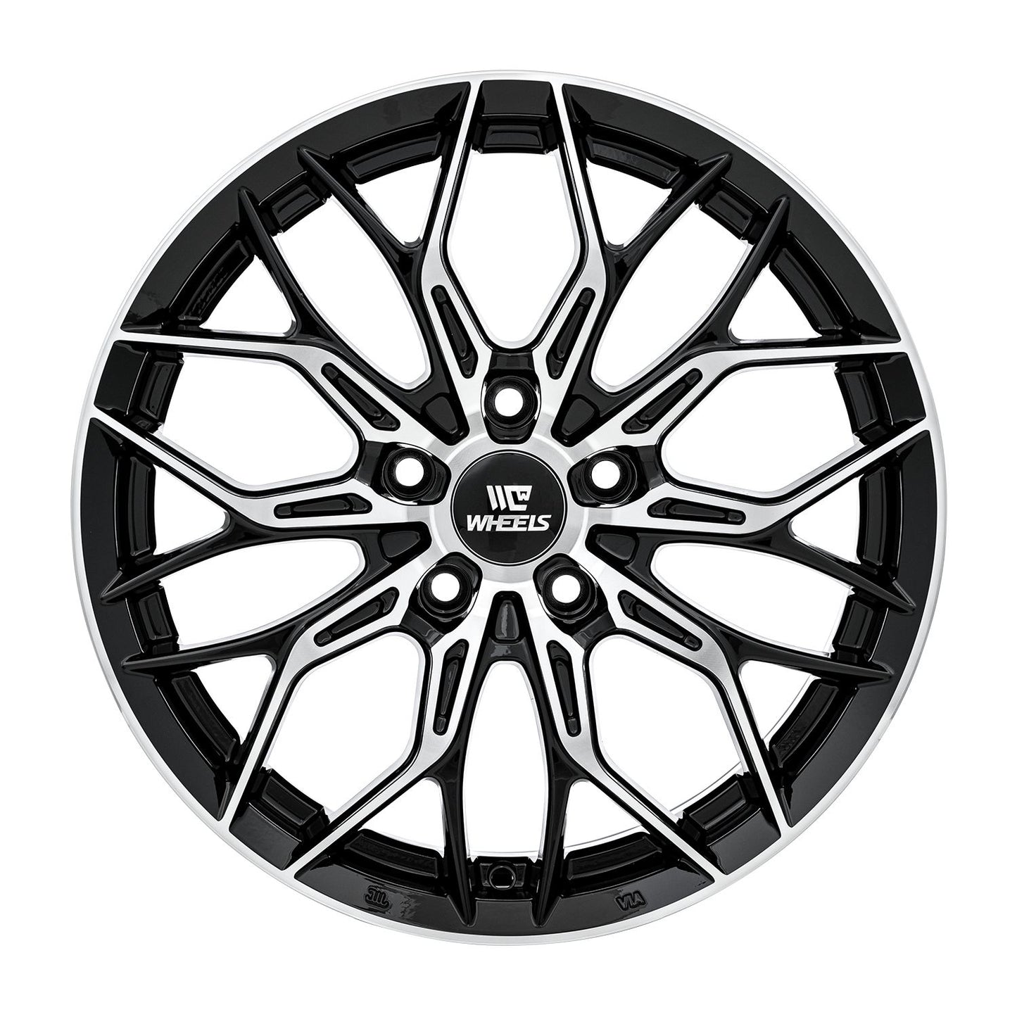 C-WHEELS - COMET - 18X8 - GLOSS BLACK MACHINED