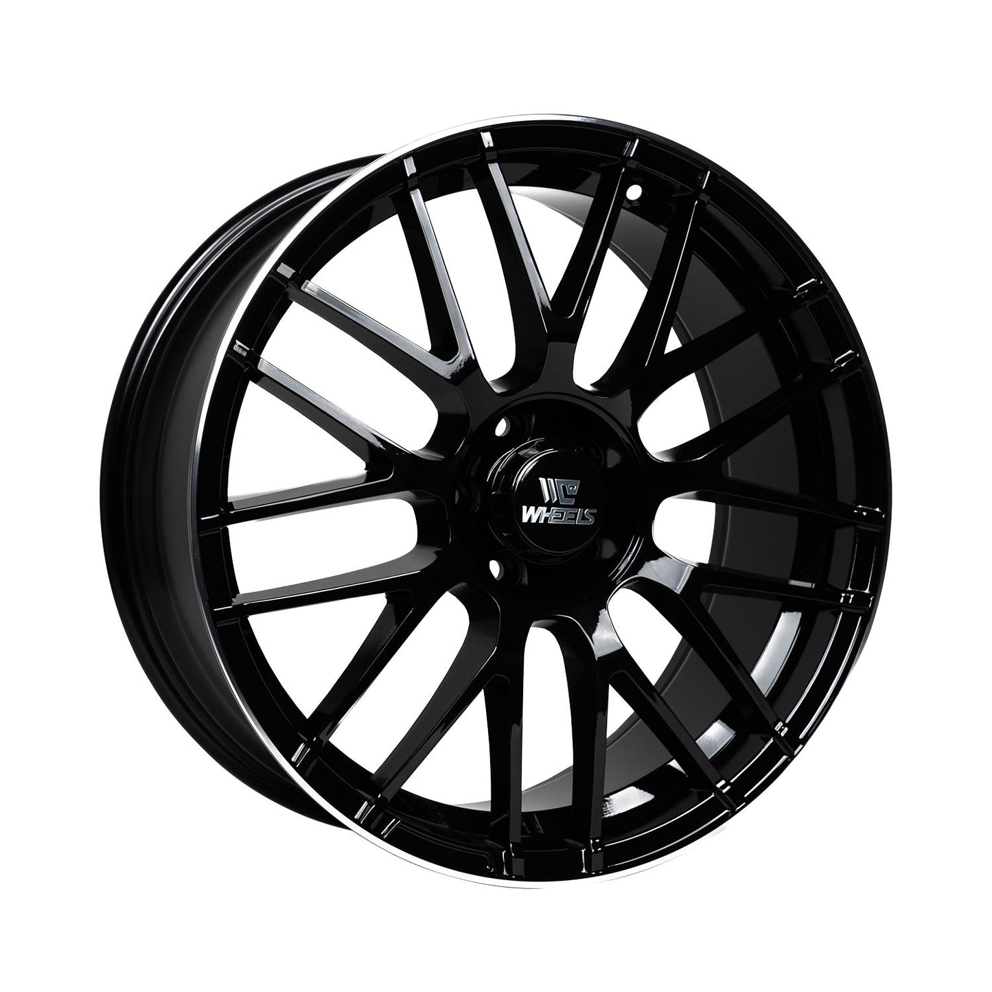 C-WHEELS - OE INSPIRED - MB-2 - 19X8.5 - GLOSS BLACK WITH MACHINED LIP