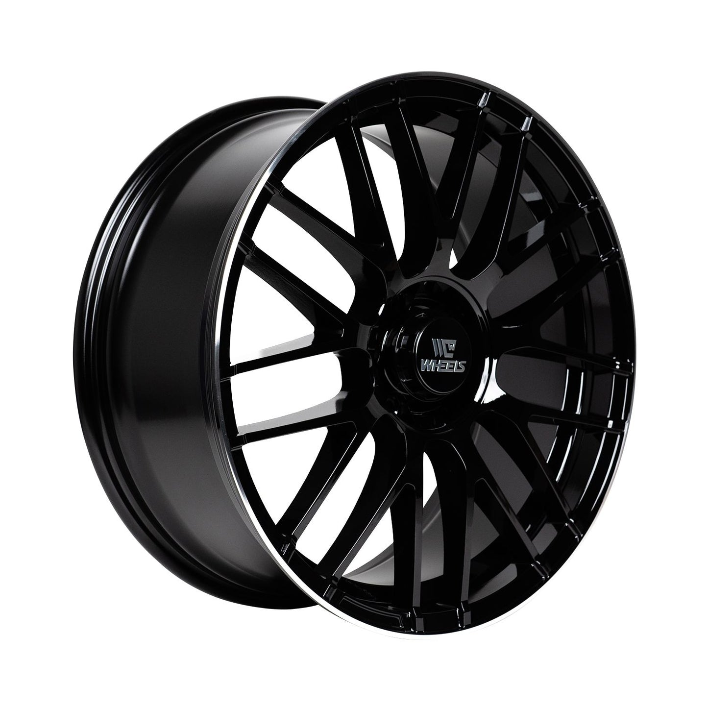C-WHEELS - OE INSPIRED - MB-2 - 19X8.5 - GLOSS BLACK WITH MACHINED LIP