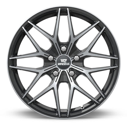 C-WHEELS - APOLLO - 16X7 - GLOSS BLACK MACHINED