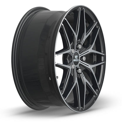 C-WHEELS - CW - APOLLO - 17X7.5 - GLOSS BLACK MACHINED