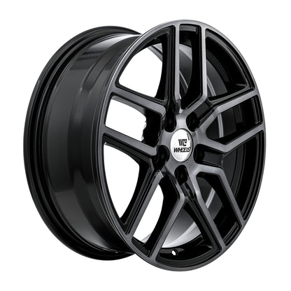 C-WHEELS - ATLAS - 17X7 - BLACK MACHINED GREY