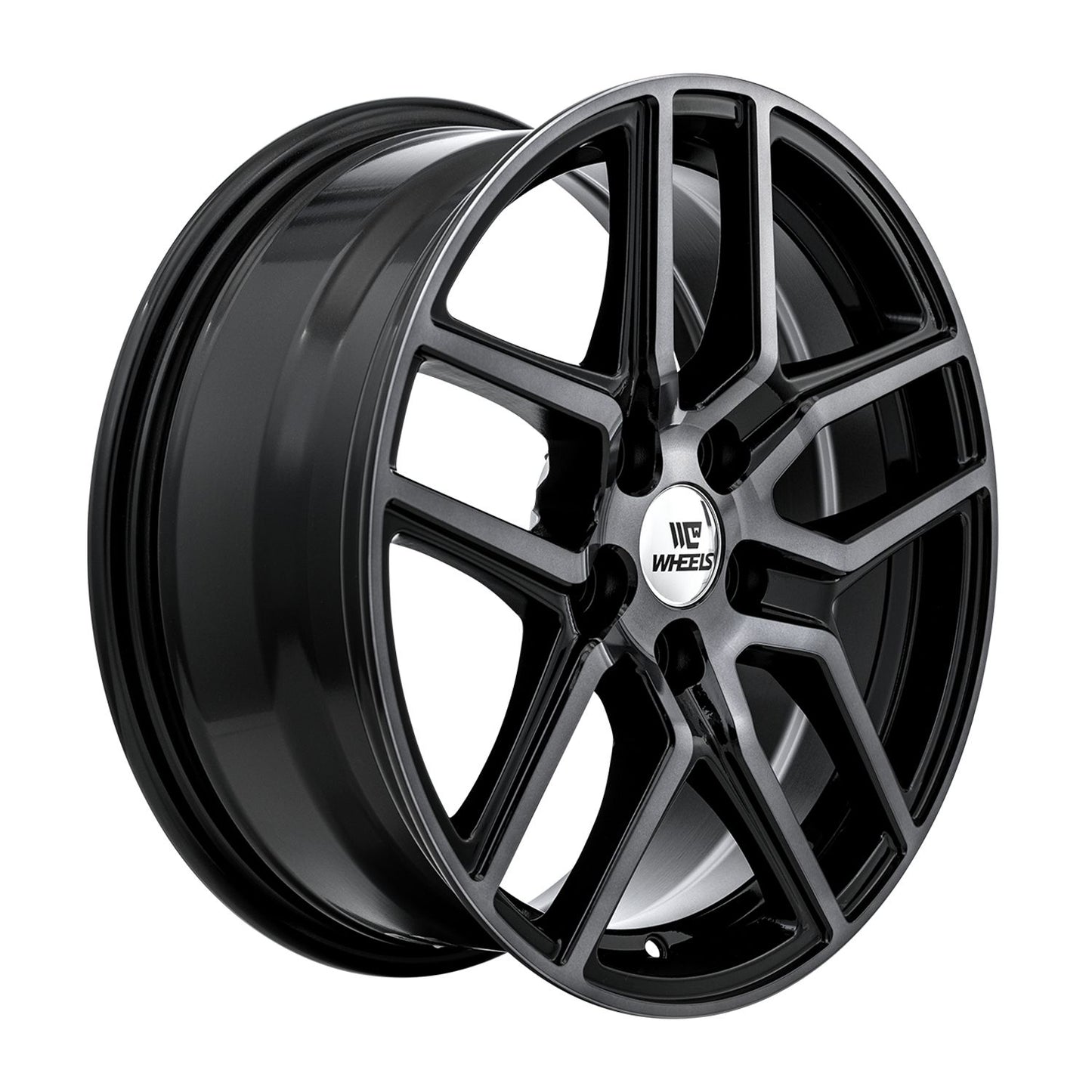 C-WHEELS - CW - ATLAS - 17X7 - BLACK MACHINED GREY