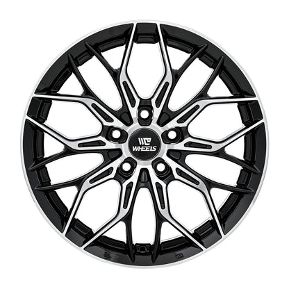 C-WHEELS - COMET - 18X8 - GLOSS BLACK MACHINED