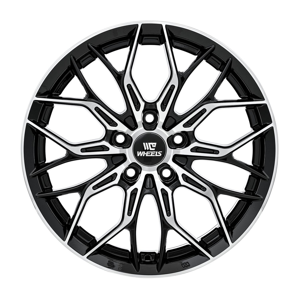 C-WHEELS - CW - COMET - 17X7.5 - GLOSS BLACK MACHINED