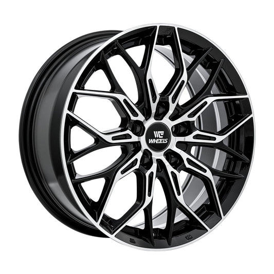 C-WHEELS - COMET - 18X8 - GLOSS BLACK MACHINED