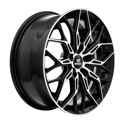 C-WHEELS - COMET - 18X8 - GLOSS BLACK MACHINED