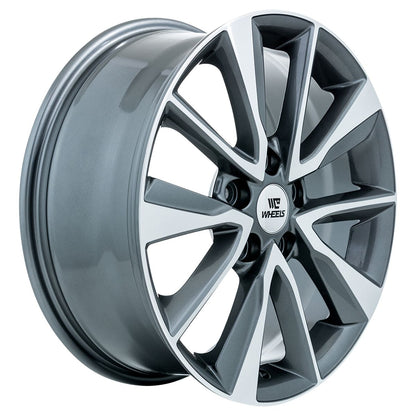 C-WHEELS - OE INSPIRED - HY-1 - 19X8 - GUNMETAL MACHINED