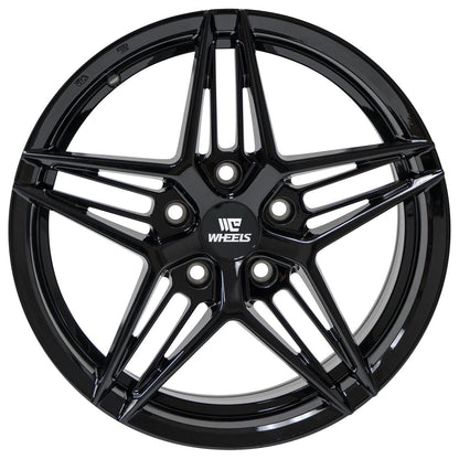 C-WHEELS - STELLA - 17X7.5 - GLOSS BLACK